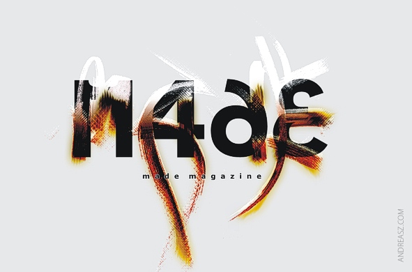 Made Magazine Logo brush strokes